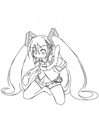 Vocaloid coloring pages