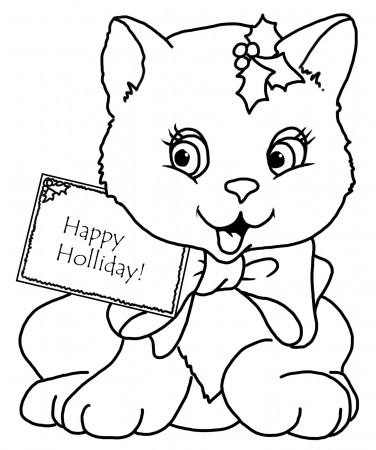 Coloring Pages : Coloring Pages Christmas Of Cats Cat Extraordinary Picture  Inspirations Free 46 Extraordinary Christmas Cat Coloring Pages Picture  Inspirations ~ Ny19 Votes