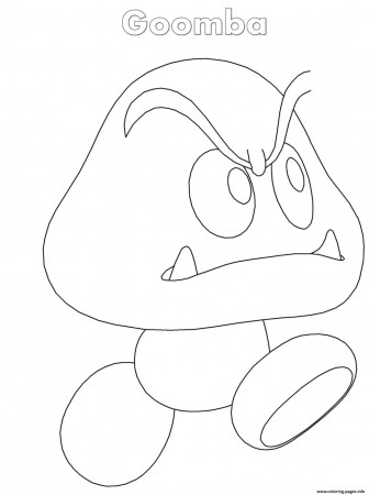 coloring : Nintendo Coloring Pages Best Of Goomba Nintendo Coloring Pages  Printable Nintendo Coloring Pages ~ queens