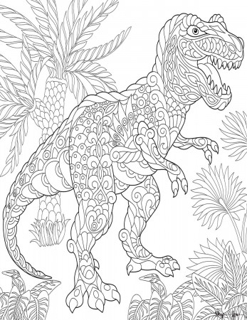 Dinosaur Coloring Pages | Skip To My Lou | Bloglovin'