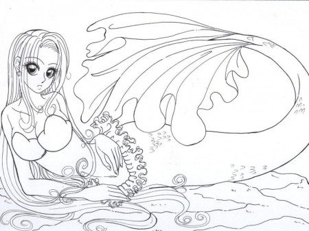 anime mermaid coloring pages 18 - Gianfreda.net