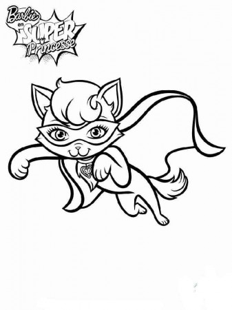Barbie in Princess Power coloring pages