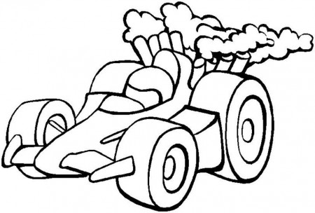Race Cars Coloring Pages - GetColoringPages.com