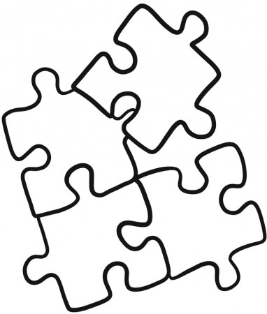 Jigsaw Puzzle Printable Coloring Page - Free Printable Coloring Pages for  Kids