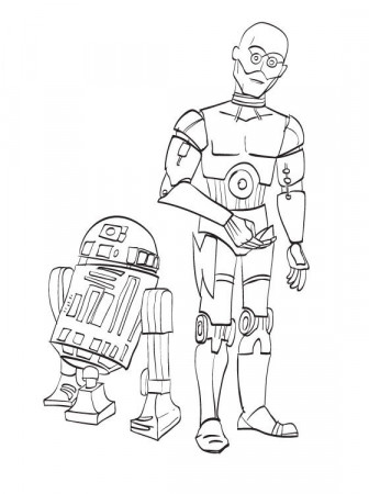 C-3PO Coloring Pages - Best Coloring Pages For Kids