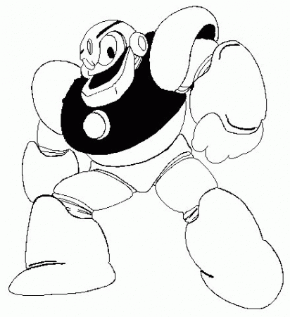 Megaman - Coloring Pages for Kids and for Adults