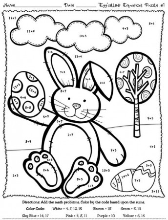 Easter Color by Numbers - Best Coloring Pages For Kids