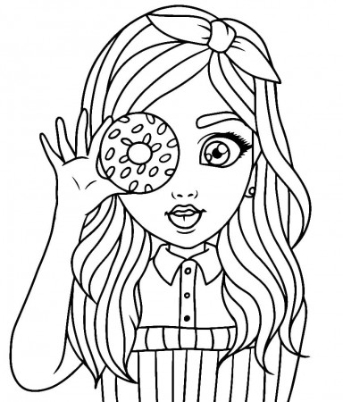 Cute coloring pages for girls | 100 Printable coloring pages