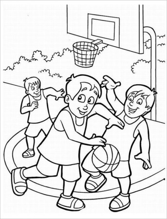 19+ Basketball Coloring Pages - PDF, JPEG, PNG
