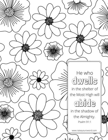 Free Printable Bible Verse Coloring Pages -