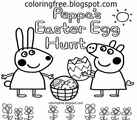 Free Coloring Pages Printable Pictures To Color Kids Drawing ideas: Cartoon Peppa  Pig Printable Easy Coloring Pages For Kids To Color