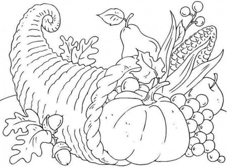 Studying Free Printable Cornucopia Coloring Pages Designquint ...
