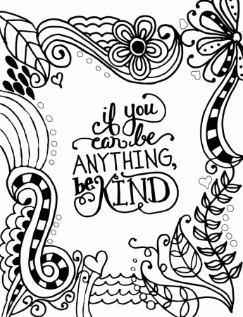 free printable kindness coloring pages - Clip Art Library