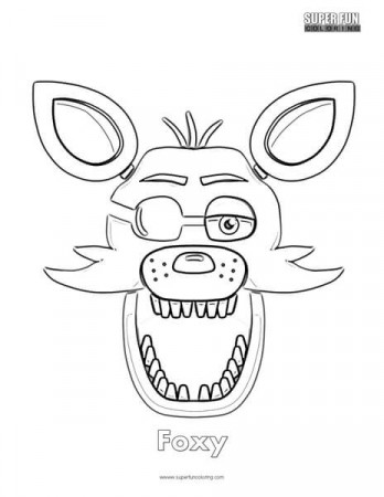 Fnaf Coloring Pages Foxy