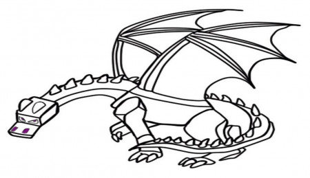 Top Minecraft Ender Dragon Coloring Pages for Children - Coloring ...