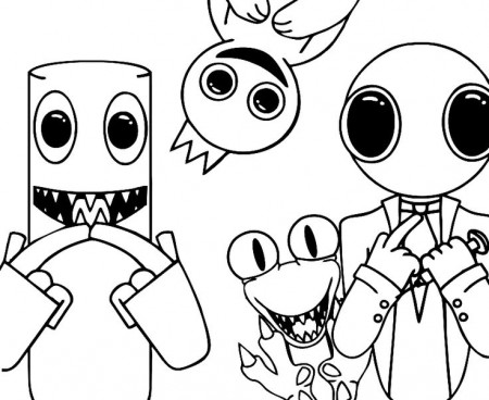 Rainbow Friends Coloring Pages ...