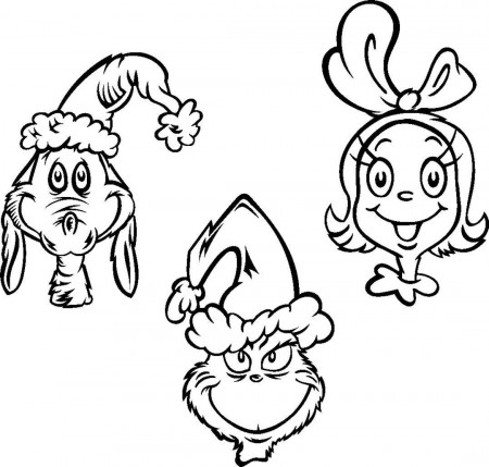 Cindy Lou Max and Grinch Trio Coloring Bundle PNG - Etsy