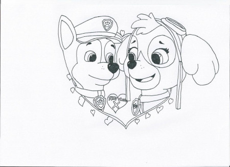 paw patrol skye drawing - Clip Art Library