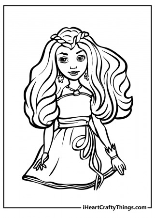 30 Descendants Coloring Pages (100 ...