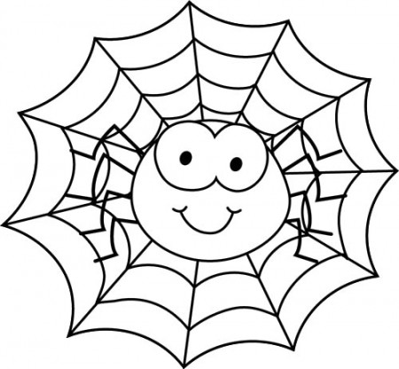 Cute Spider Coloring Pages ...