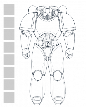 The Art Block — Space Marine Coloring ...