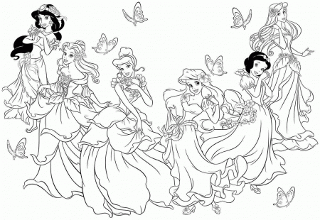 Coloring Pages Printables Princess - High Quality Coloring Pages