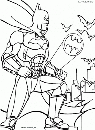 Batman Symbol Coloring Pages - Coloring Page