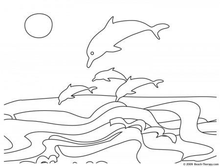 Beach Coloring Pages