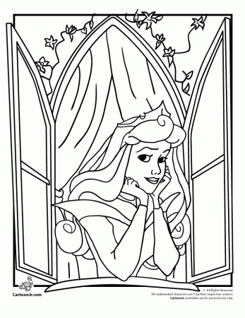 Sleeping Beauty Coloring Pages | Cartoon Jr.