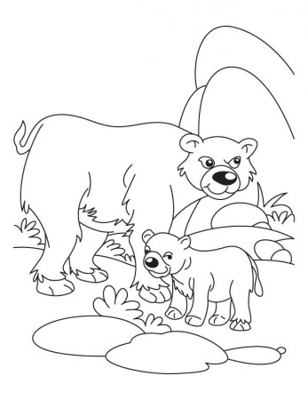 Cub Scout Bear Coloring Pages free image download