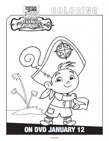 Free Printable Jake and the Never Land Pirates Coloring Pages