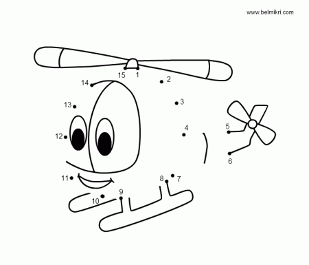 Printable coloring pages, dot the dot