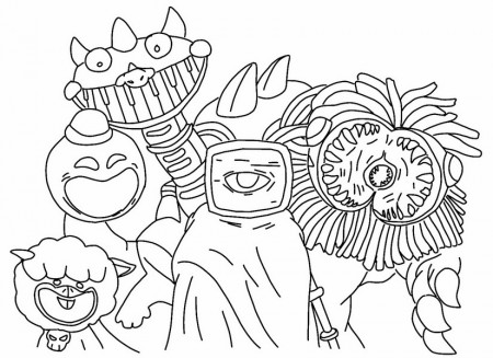 Poppy Playtime: Chapter 4 coloring pages