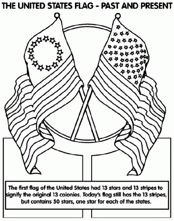 The United States of America Flag Coloring Page | crayola.com