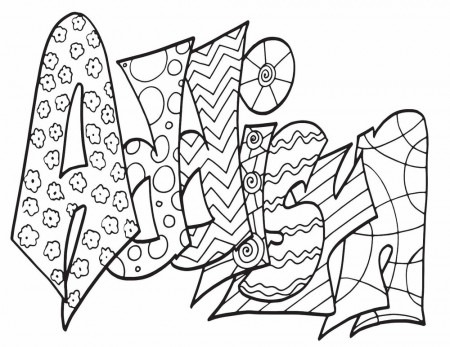 ADDISYN - Free Coloring Page — Stevie Doodles Free Printable Coloring Pages