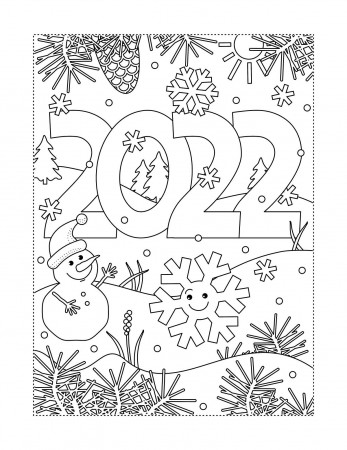 Happy New Year 2022 Coloring & Activity Pages: Fun & Free Printable  Activities to Help Families Welcome 2022 | Printables | 30Seconds Mom