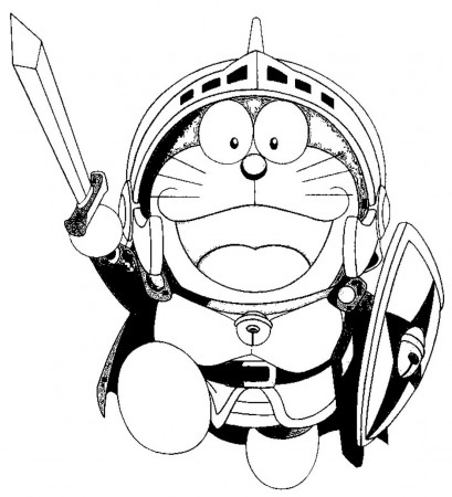 Cartoon Coloring Pages Doraemon | Cartoon Coloring pages of ...