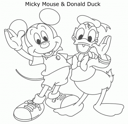 Related Donald Duck Coloring Pages item-7320, Donald Duck Coloring ...