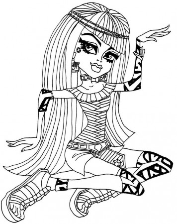 Monster High Coloring Pages | Free Coloring Pages