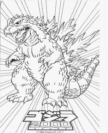 Godzilla Coloring Pages-17372 - Max Coloring