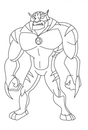 Ben 10 Omniverse - Coloring Pages for Kids and for Adults