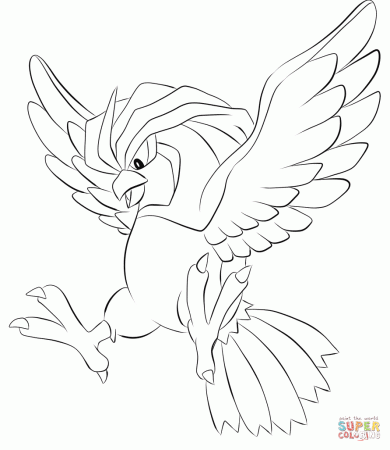 Pidgeotto coloring page | Free Printable Coloring Pages