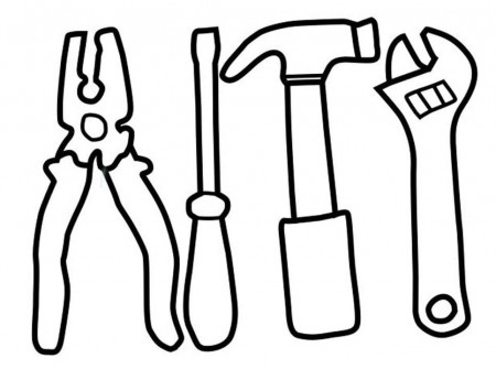 Tools Coloring Pages - Free Printable Coloring Pages for Kids