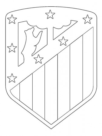 Atletico Madrid coloring page