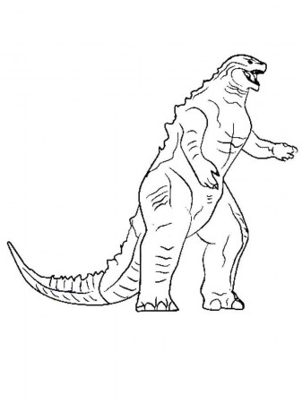 Godzilla coloring pages