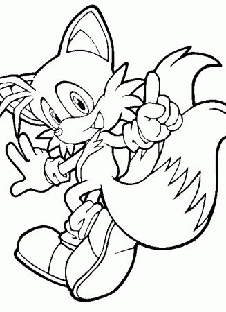 Sonic Tails The Fox Coloring Pages - Get Coloring Pages