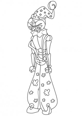 Angry Moondrop FNAF Coloring Page ...