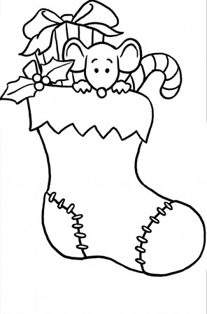 Christmas Stocking Coloring Pages - Best Coloring Pages For Kids