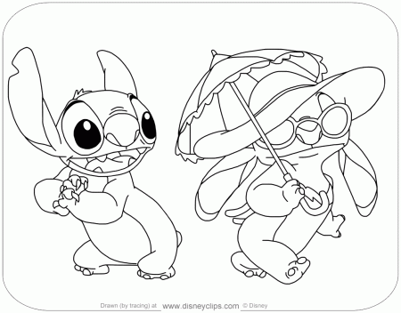 Free Printable Lilo and Stitch Coloring ...