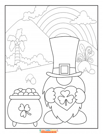 St. Patrick's Day Coloring Pages (with free printable) - Happy Toddler  Playtime